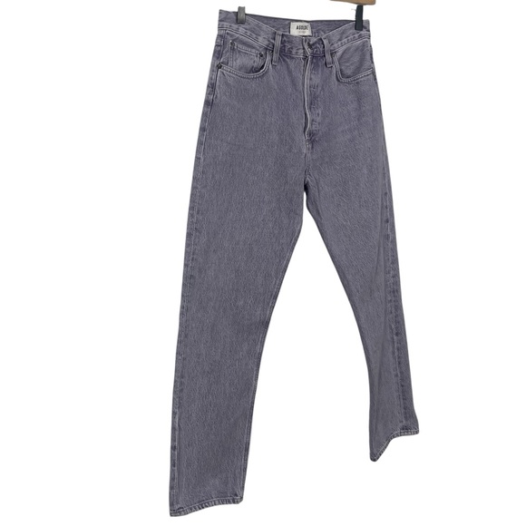 AGOLDE 90’s Pinch Waist High Rise Straight Jeans Ashberry Purple Size 27 - Picture 5 of 11